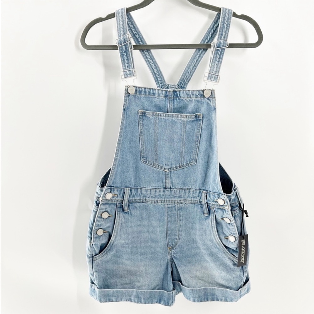 Blank nyc Denim short overalls Size 26 NWT